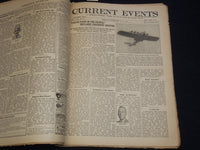 1930-1931 CURRENT EVENTS BOUND NEWSPAPER- BOBBY JONES- 28 ISSUES - NP 2151B