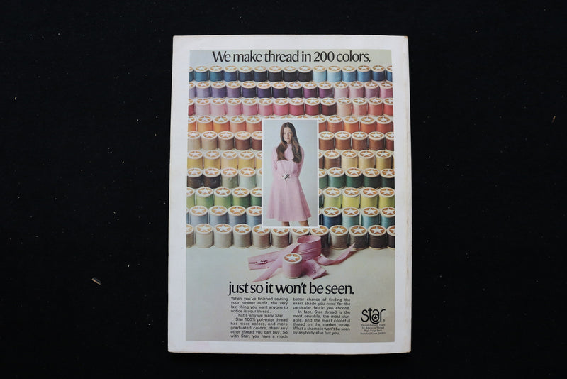1972 SIMPLICITY SEWING BOOK MAGAZINE - E 10870
