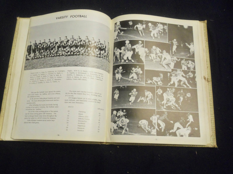 1959 THE DEL-HI DELTA HIGH SCHOOL YEARBOOK - DELTA, OHIO - YB 2757
