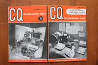 1946-1951 CQ THE RADIO AMATEURS' JOURNAL - LOT OF 11 - O 3904