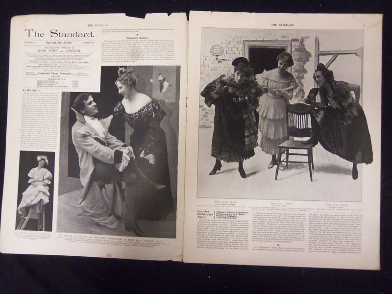 1897 MAY 22 THE STANDARD MAGAZINE - IN THE WINGS - ST 3225