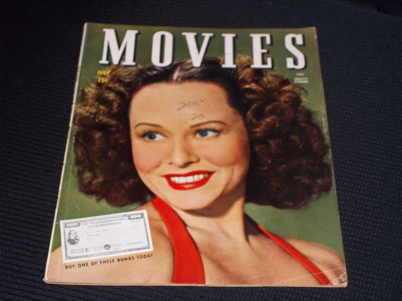 1944 JULY MOVIES MAGAZINE - PAULETTE GODDARD FRONT COVER - E 15224