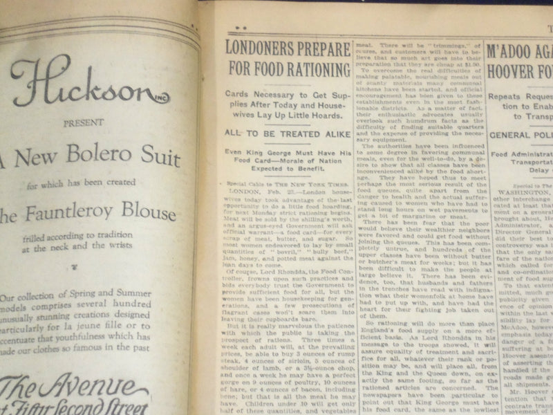 1918 FEBRUARY 24 NEW YORK TIMES - TEUTONS AGAIN OFFER PEACE TO RUSSIA - NT 8242