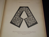 1890 HAND-MADE LACES & EMBROIDERY MUSEUM STUDIES VOLUME LOT OF 2 - #32