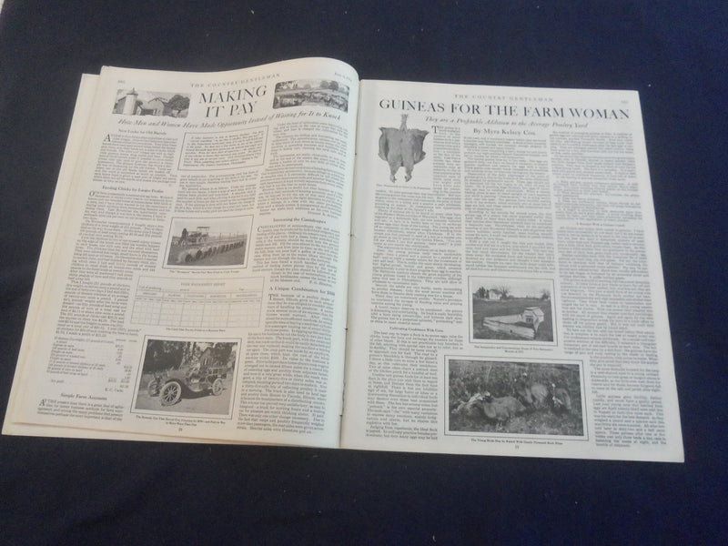 1914 JUNE 6 THE COUNTRY GENTLEMAN MAGAZINE - ILLUSTRATED COVER - B 2801Q