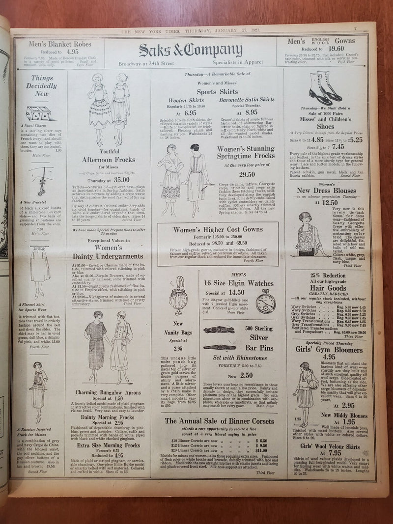 1921 JANUARY 27 NEW YORK TIMES - DR. MANNING ELECTED BISHOP OF NEW YORK- NT 8100