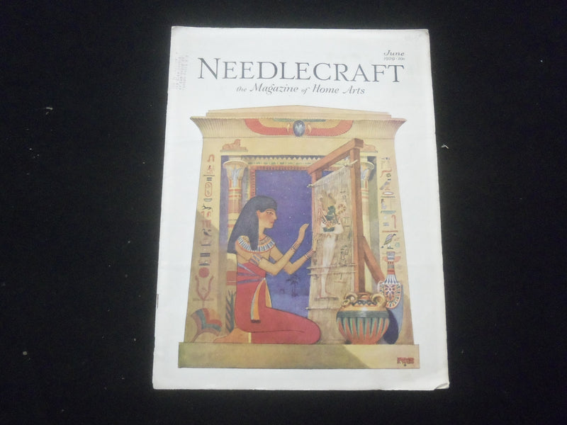 1929 JUNE NEEDLECRAFT MAGAZINE - NICE ILLUSTRATED COVER - SP 885S