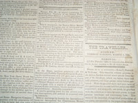 1836 FEBRUARY 30 AMERICAN TRAVELLER NEWSPAPER - RARE DATE - BOSTON - NP 3980