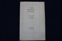 1934 YALE DIVINITY SCHOOL 25TH ANNUAL CONVOCATION SOFTCOVER BOOKLET - K 1505