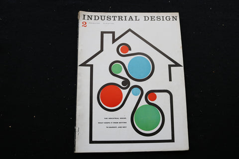 1960 FEB INDUSTRIAL DESIGN MAGAZINE - THE INDUSTRIAL HOUSE COVER - SP 2617Q