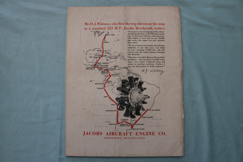 1936 MAY 15 THE SPORETSMAN PILOT MAGAZINE - AN AIRPLANE COVER - E 26505