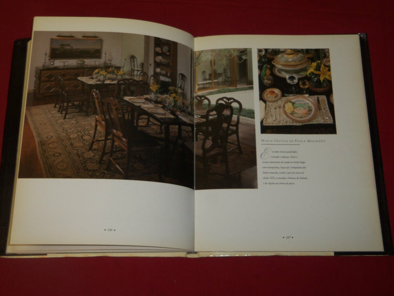 1990 A MESA COM ELEGANCIA BOOK BY LIA WILLEMSENS NEVES DA ROCHA - I 1730