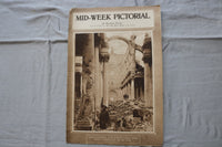 1918 AUG 29 MID-WEEK PICTORIAL MAGAZINE SECTION - ARRAS CATHEDRAL - NP 9237