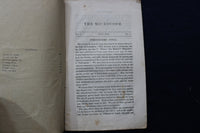 1834 THE MICROCOSM - VOL 1, NO. 1 - COLERIDGE - SOFTCOVER BOOK - K 821