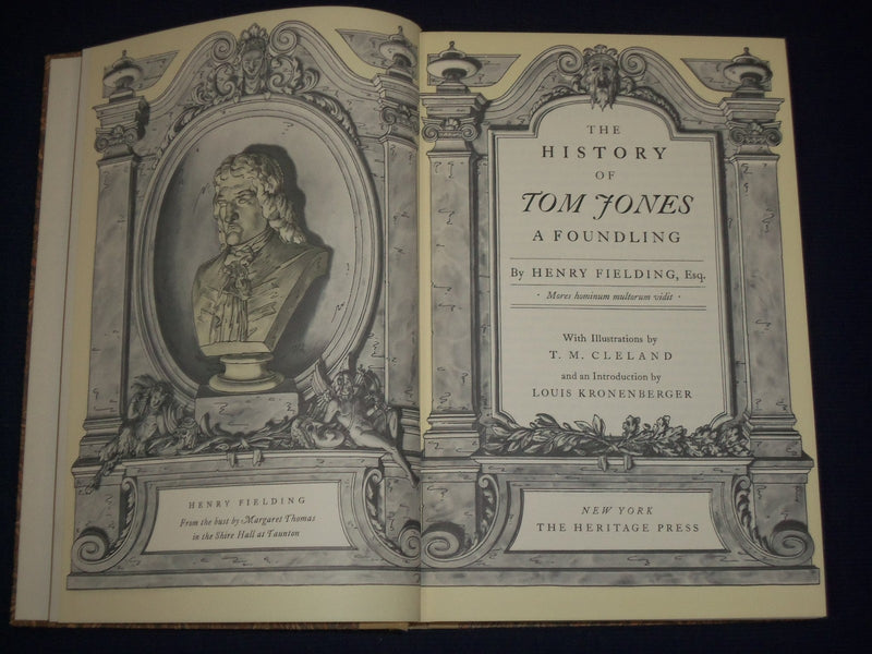 1952 HISTORY OF TOM JONES BOOK BY HENRY FIELDING - GREAT ILLUSTRATIONS - KD 2976