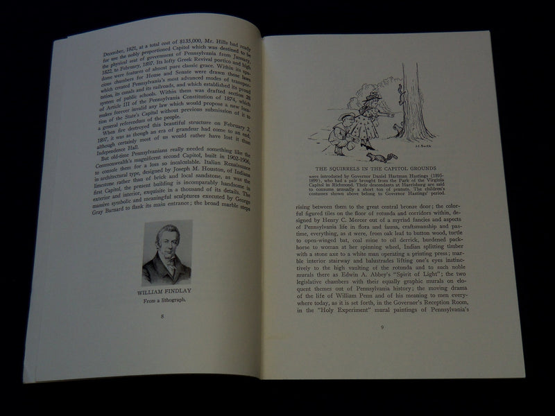 1970'S THE CAPITOLS OF PENNSYLVANIA BY HUBERTIS CUMMINGS & VIOLET OAKLEY- J 8058