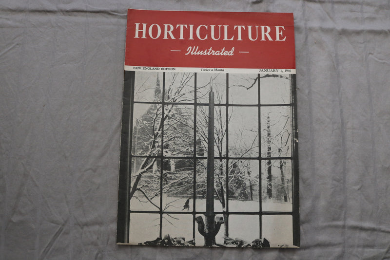 1946 JAN 1 HORTICULTURE ILLUSTRATED MAGAZINE - NICE SCENERY COVER - ST 1013P