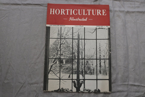 1946 JAN 1 HORTICULTURE ILLUSTRATED MAGAZINE - NICE SCENERY COVER - ST 1013P
