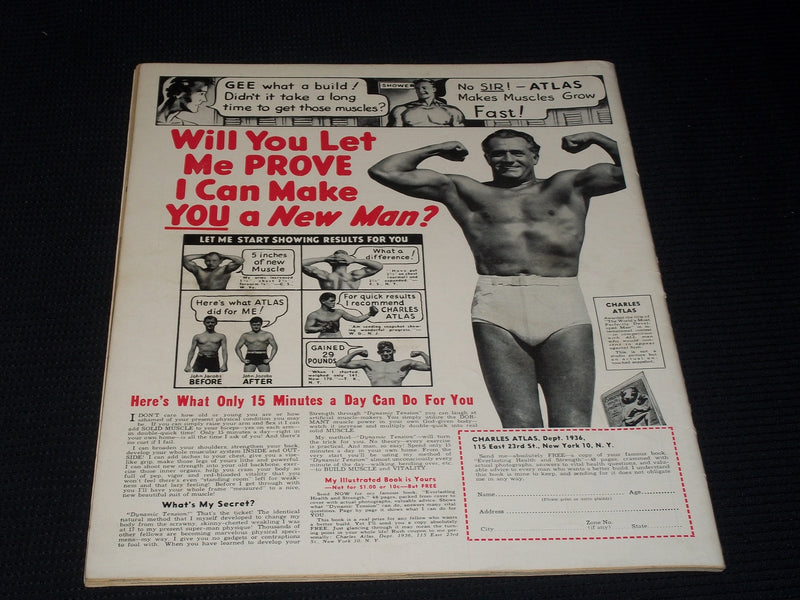 1950 AUGUST FOCUS MAGAZINE - VERY NICE FRONT COVER - E 5059