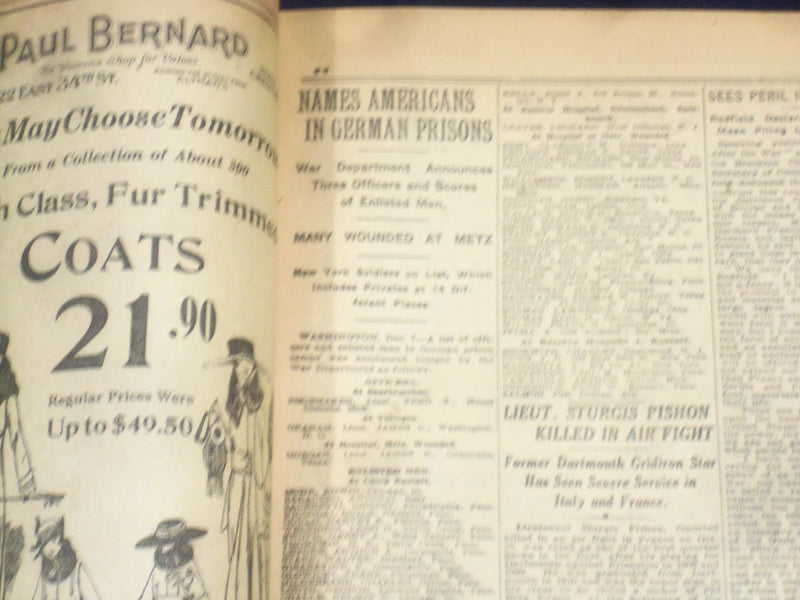 1918 DECEMBER 8 NEW YORK TIMES - EBERT PUTS OFF SOLIDERS DEMAND - NT 9165
