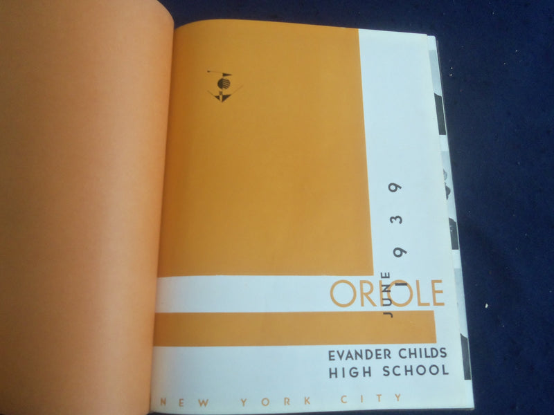 1939 ORIOLE EVANDER CHILDS HIGH SCHOOL YEARBOOK - NEW YORK CITY, NY - YB 2860