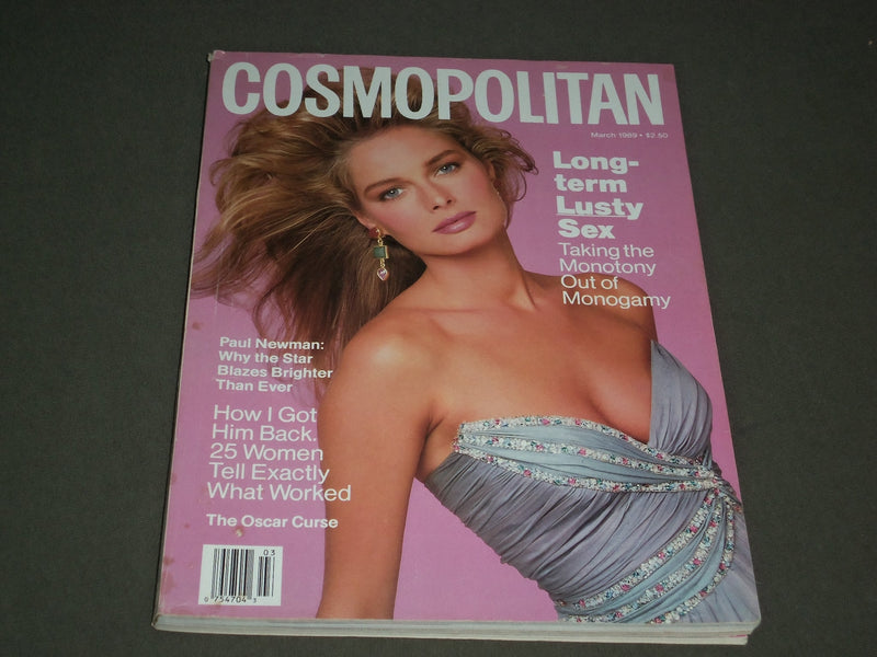 1989 MARCH COSMOPOLITAN MAGAZINE - LARA NASZINSKI, PHOTO BY SCAVULLO - SP 3157