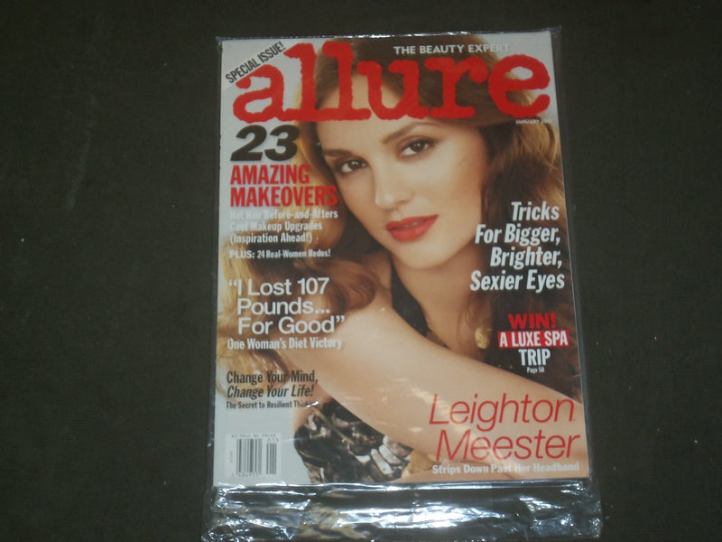 2011 JANUARY ALLURE MAGAZINE - LEIGHTON MEESTER COVER - B 1481