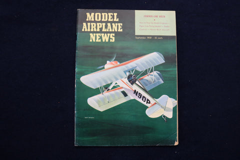 1959 SEPTEMBER MODEL AIRPLANE NEWS MAGAZINE - SMITH MINIPLANE COVER - E 11547