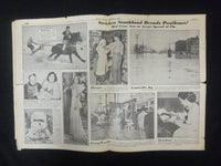 1937 FEBRUARY 7 NEW YORK SUNDAY MIRROR - HUGE TOLL IN RECORD FLOOD - NP 2339
