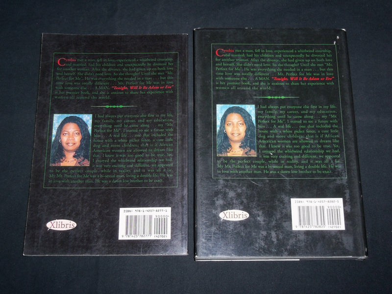 2007 TONIGHT WILL IT BE ADAM OR EVE? BOOK LOT OF 2 - CYNTHIA MURRY - KD 7110