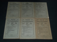 1915 JOURNAL OF THE FRANKLIN INSTITUTE MAGAZINE LOT OF 12 - COMPLETE YR - WR 184