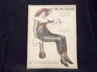 1912 NOVEMBER METROPOLITAN MAGAZINE - GREAT COVER & ADS - ST 1367