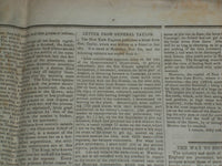 1847 JANUARY 30 MASSACHUSETTS PLOUGHMAN - AUDUBON WIFE - GEN. TAYLOR - NP 5142