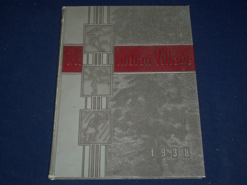 1938 INDIAN VILLAGE ANNUAL UPPER SANDUSKY HIGH SCHOOL YEARBOOK - YB 717