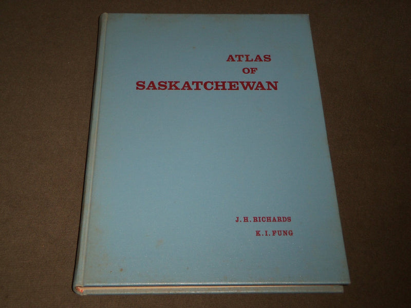 1969 ATLAS OF SASKATCHEWAN BOOK BY RICHARDS & FUNG - GREAT PRINTS - I 1574