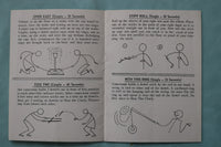 1954 LET'S PLAY BEAT THE CLOCK STUNT BOOK - SOFTCOVER - K 2570