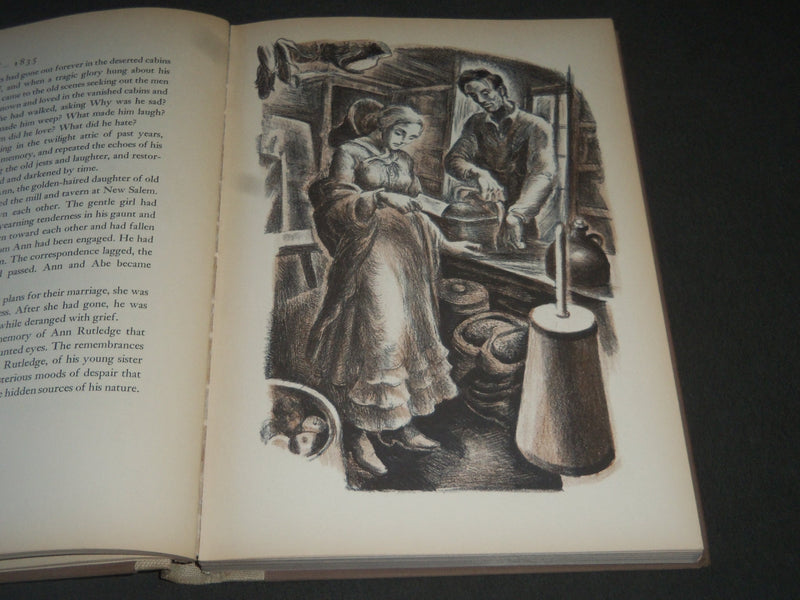 1943 ABRAHAM LINCOLN BY JAMES DAUGHERTY HARDCOVER BOOK - KD 3936