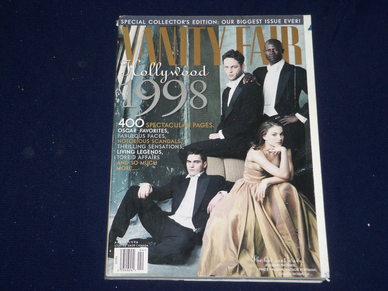 1998 APRIL VANITY FAIR MAGAZINE - VINCE VAUGHN, PORTMAN, PHOENIX - SP 9700