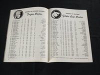 1953 OCTOBER 24 SOUTHERN CALIFORNIA VS. CALIFORNIA FOOTBALL PROGRAM - J 3725