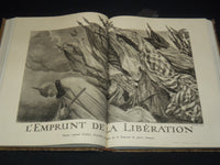 1918 L'ILLUSTRATION FRENCH MAGAZINE BOUND VOLUME SET OF 2 - LA GUERRE