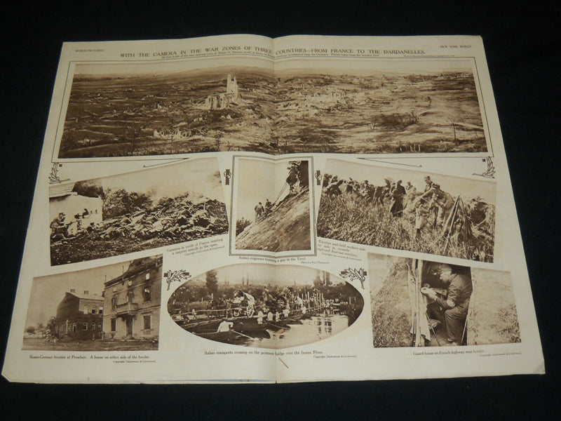 1915 AUGUST 29 NEW YORK WORLD PICTURES GRAVURE SECTION - VIOLA DANA - NP 5420