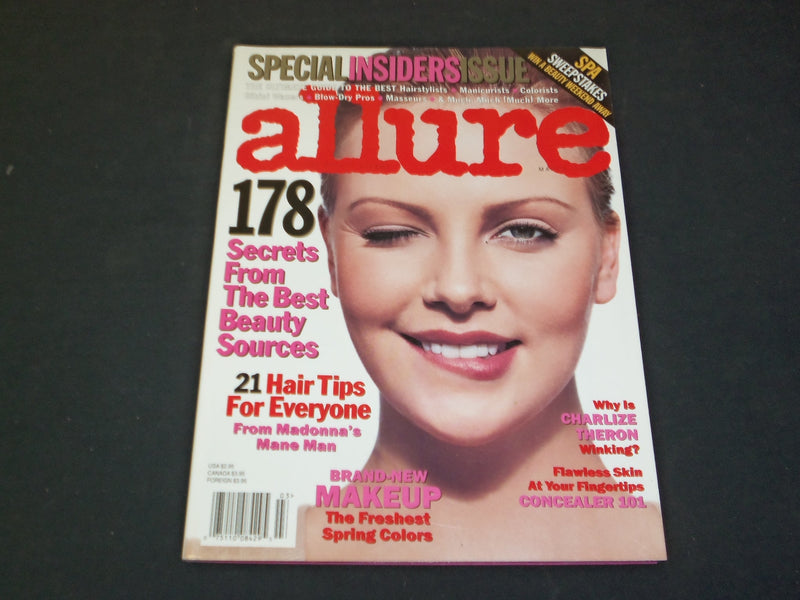 2000 MARCH ALLURE MAGAZINE - CHARLIZE THERON - SP 5041