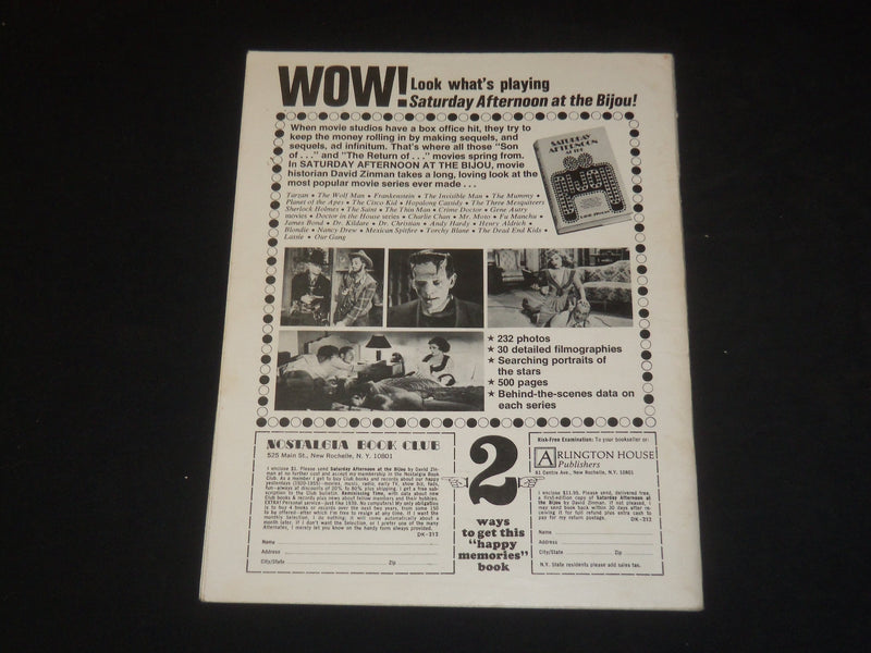 1973 JULY AFTER DARK MAGAZINE - ANDY ORDON COVER - SP 4062