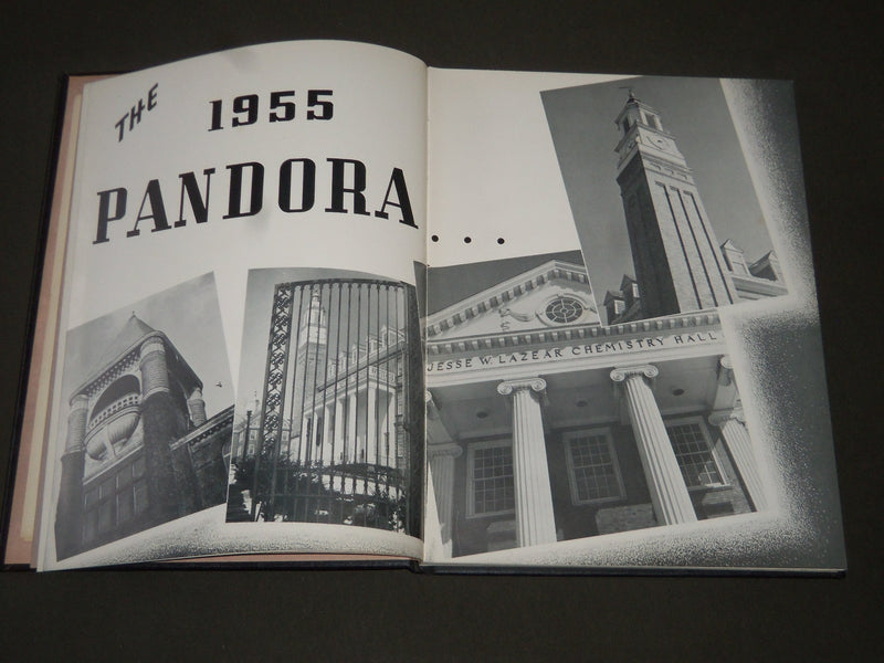 1955 PANDORA WASHINGTON AND JEFFERSON COLLEGE YEARBOOK - PENNSYLVANIA - YB 1086