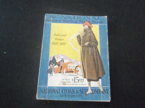 1921-1922 FALL & WINTER NATIONAL CLOAK & SUIT CO. CATALOG - N.Y. STYLES - R 94E