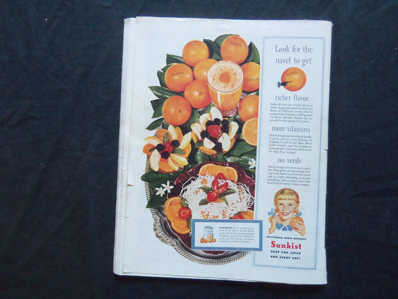 1950 JANUARY 21 THE SATURDAY EVENING POST MAGAZINE - ILLUSTRATED COVER - SP 1813