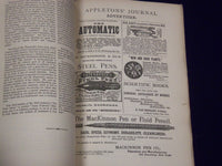 1881 APPLETON'S JOURNAL MAGAZINE LOT OF 4 ISSUES - NICE ADS & STORIES - WR 779