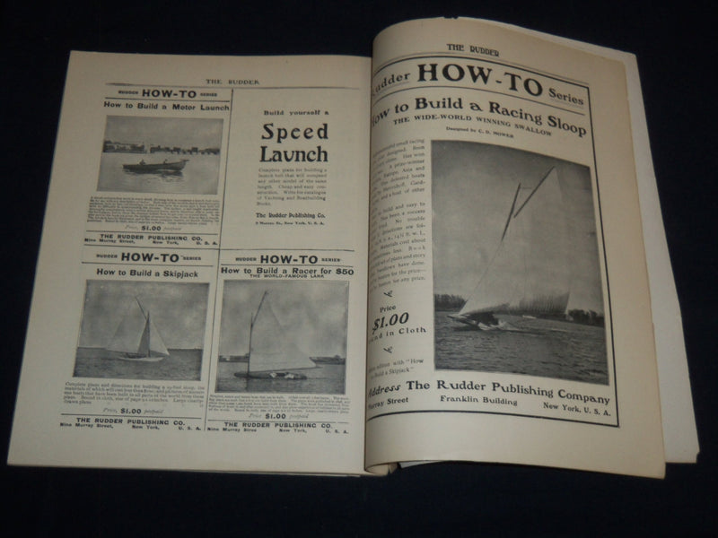 1904 SEPTEMBER THE RUDDER MAGAZINE - VOLUME 15 NO. 9 - NICE PHOTOS - J 9506