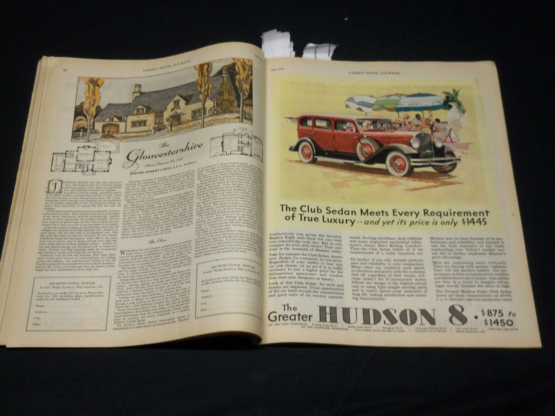 1931 JULY LADIES HOME JOURNAL MAGAZINE - BEAUTIFUL FRONT COVER - F 355