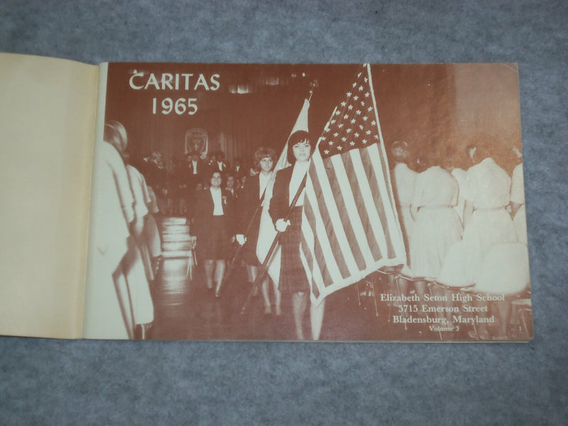 1965 CARITAS ELIZABETH SETON HIGH SCHOOL YEARBOOK - BLADENSBURG, MD - YB 2011